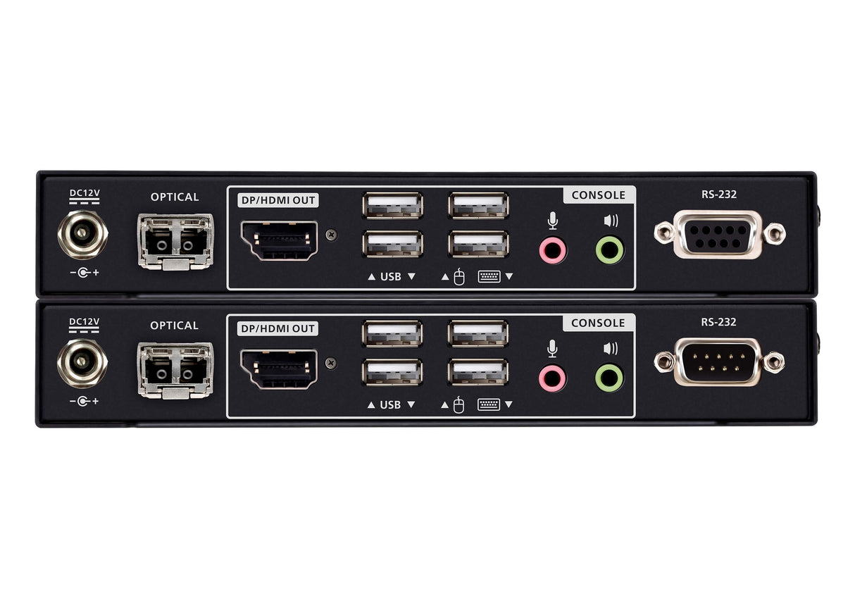 Usb True 4k Displayport/Hdmi Optical Kvm Extender (True 4k