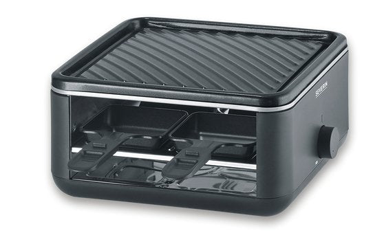 Severin Black Line Lite Mini Parrilla Raclette Rg 2360 Negro, 800 Vatios 4008146044632