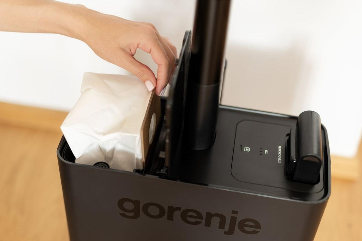 EAN 3838783075833 - Gorenje SVC296749NEBL Aspiradora escoba 2 en 1 Batería Secar HEPA Sin bolsa 0,6 L 550 W Carbón vegetal imagen 19