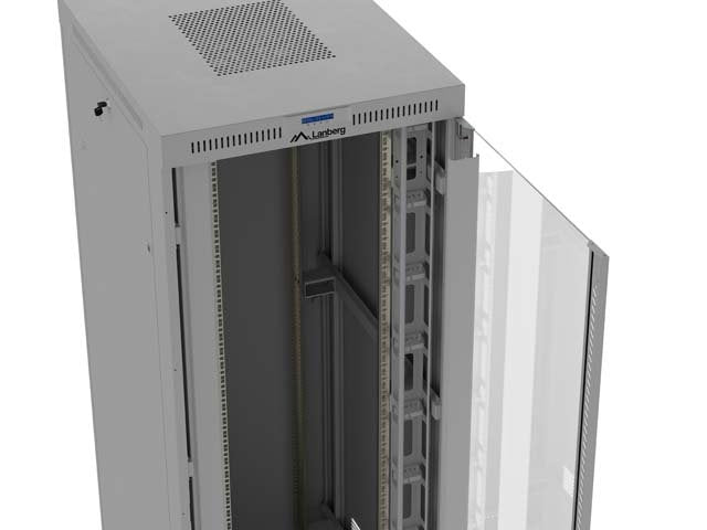 Szafa Instalacyjna Rack Stojaca 47u 800x1000 Szara Drzwi Przeszkolne Lcd ( Flat Pack) V2