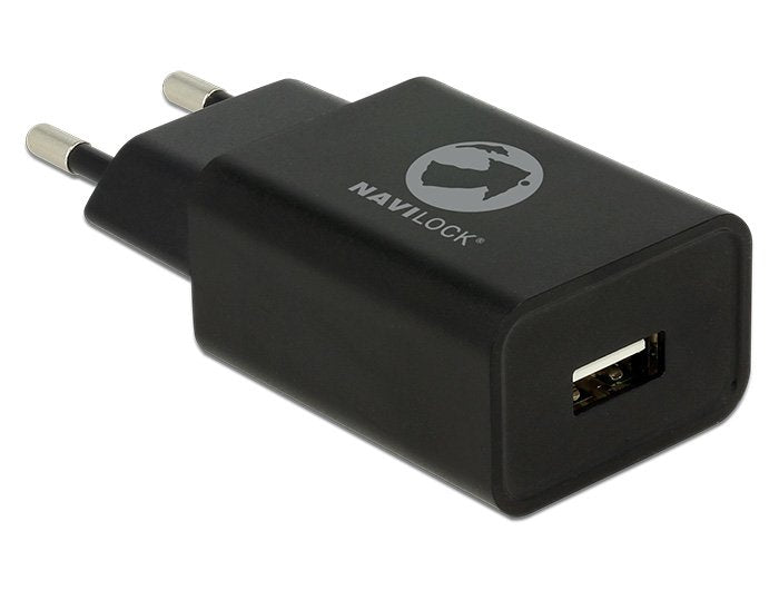 Navilock Netzteil Extern Usb A Hembra 1x 5 V 2,4 A 12 W Negro