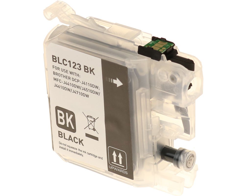 G&G Tintencartucho Compatible Brother Lc-123bk Negro