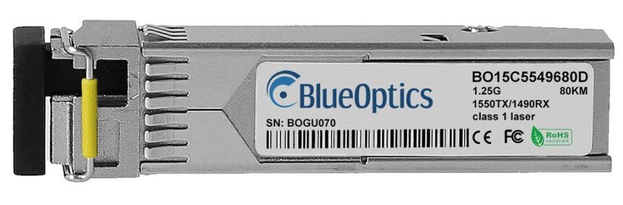 Blueoptics Nokia Siemens Networks V50017-U468-K500 Blueoptics Bo05c15680d Sfp Transceiver, 1000base-Zx, Singlemode Fiber, 1550nm, 80km