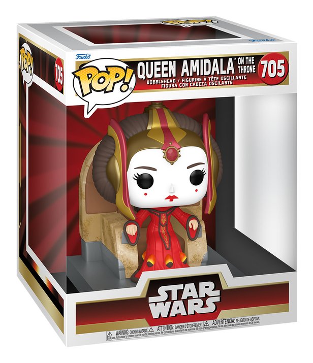 Funko Pop Deluxe Star Wars The Phantom Menace Amidala En El Trono 76012