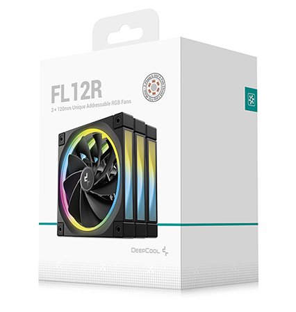 EAN 6933412785132 - DeepCool FL12R-3 IN 1 Carcasa del ordenador Ventilador 12 cm Negro 3 pieza(s) imagen 6