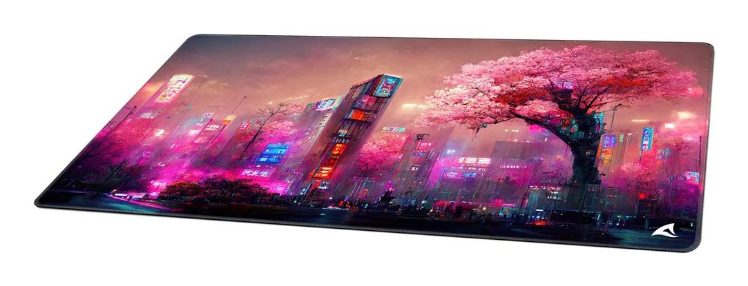 Sharkoon Skiller Sgp40 D4, Alfombrilla De Ratón Gaming Rosa Neón/Multicolor 4044951042517