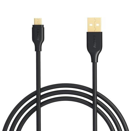 Aukey Cb-Md1 Cable Usb 1 M Usb 2.0 Usb A Micro-Usb B Negro