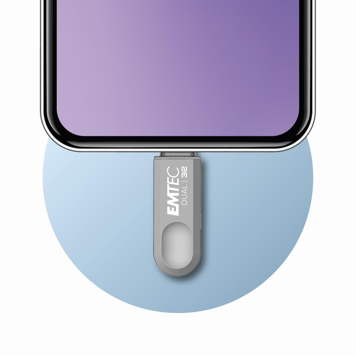 EAN 3126170182548 - Emtec D280 Dual unidad flash USB 32 GB USB Type-A / USB Type-C 3.2 Gen 1 (3.1 Gen 1) Plata imagen 6