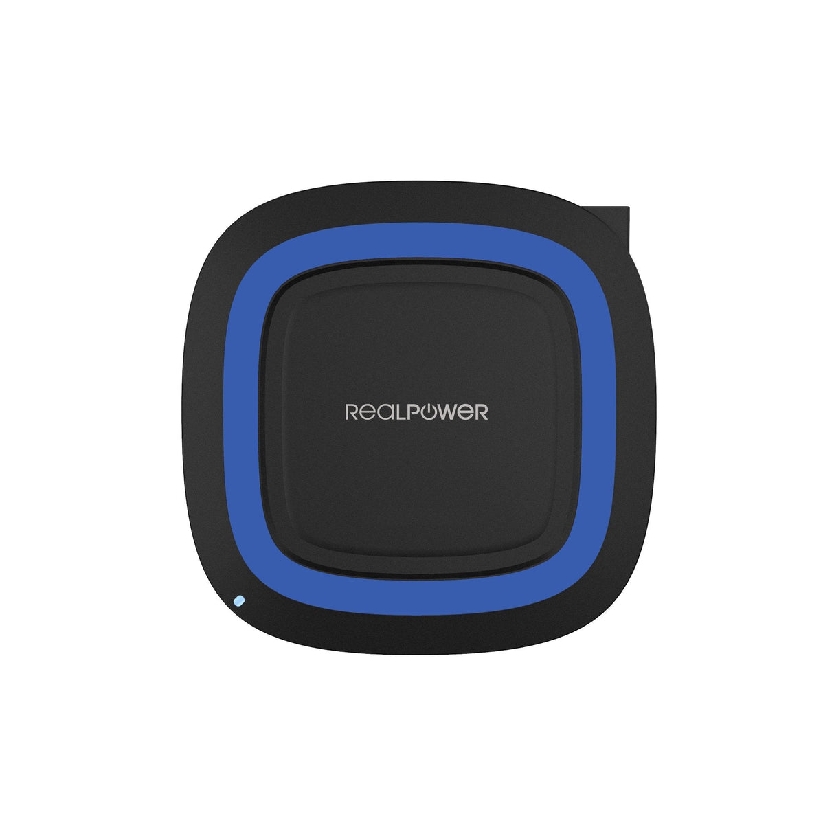 Realpower Freecharger-10 Negro/Azul, Estación De Carga Inalámbrica Qi