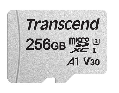 Micro Sd Transcend 256gb Cl10 Uhs-3 300s / Adaptador Sd Incluido