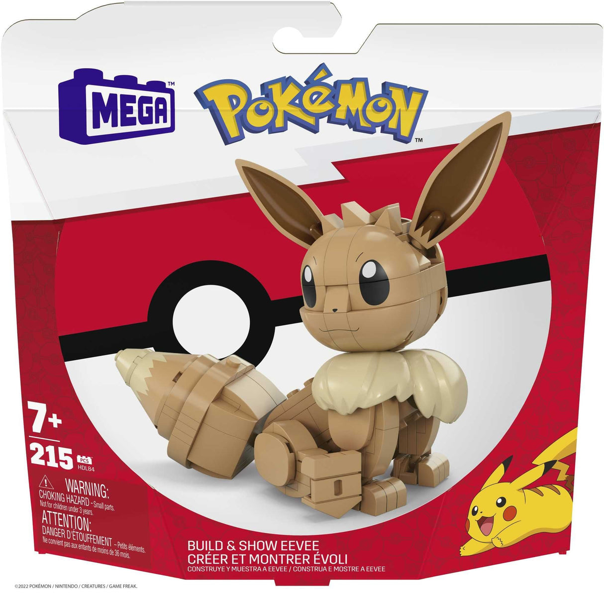 Figura Mattel Mega Construx Build Pokemon Eevee