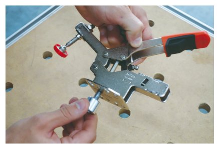 Pinza Vertical Bessey Stc-Vh50-T20, Con Juego De Accesorios