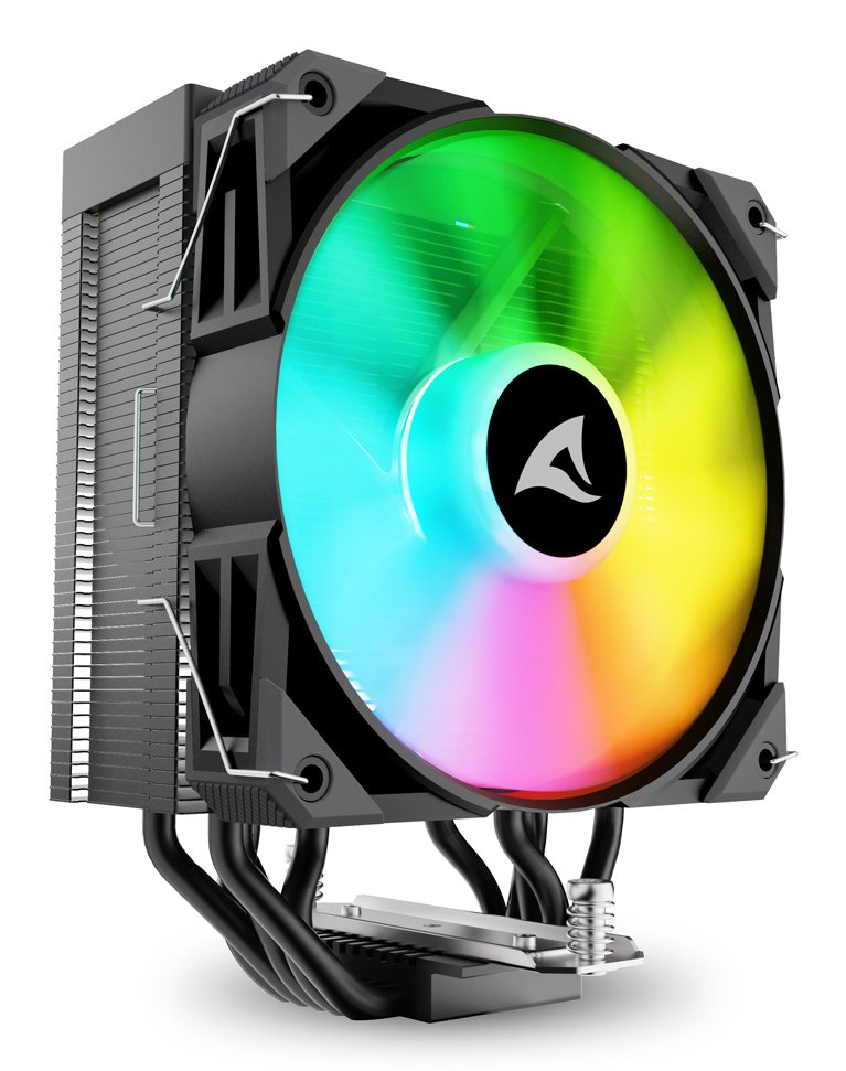 EAN 4044951042029 - Sharkoon A50 RGB Procesador Refrigerador de aire 12 cm Negro 1 pieza(s) imagen 1