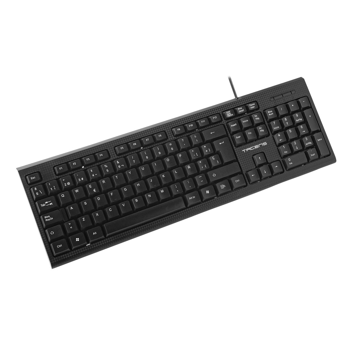 Teclado Español Tacens Anima Ak0es - Membrana Alto Rendimiento - Cable Usb 1.3m