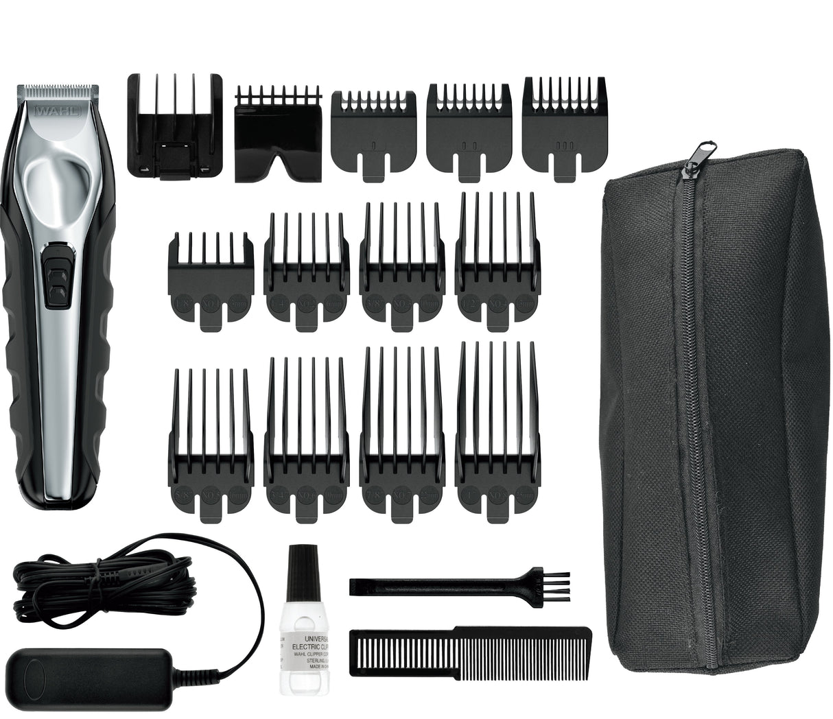 EAN 43197808134 - Wahl 09888-1316 depiladora para la barba AC/Batería 12 2,5 cm Negro, Acero inoxidable imagen 3