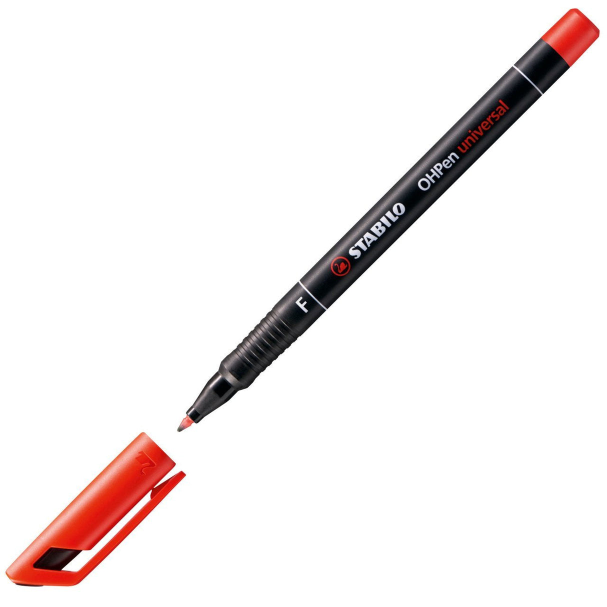 Stabilo Rotulador Ohpen Punta Fina Permanente 0.7mm Rojo -10u-