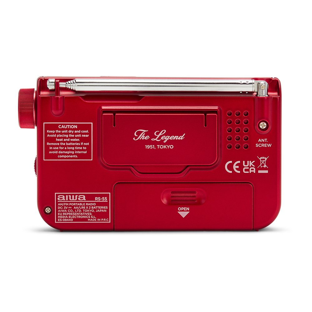 Radio Portátil Aiwa Rs 55 Rojo