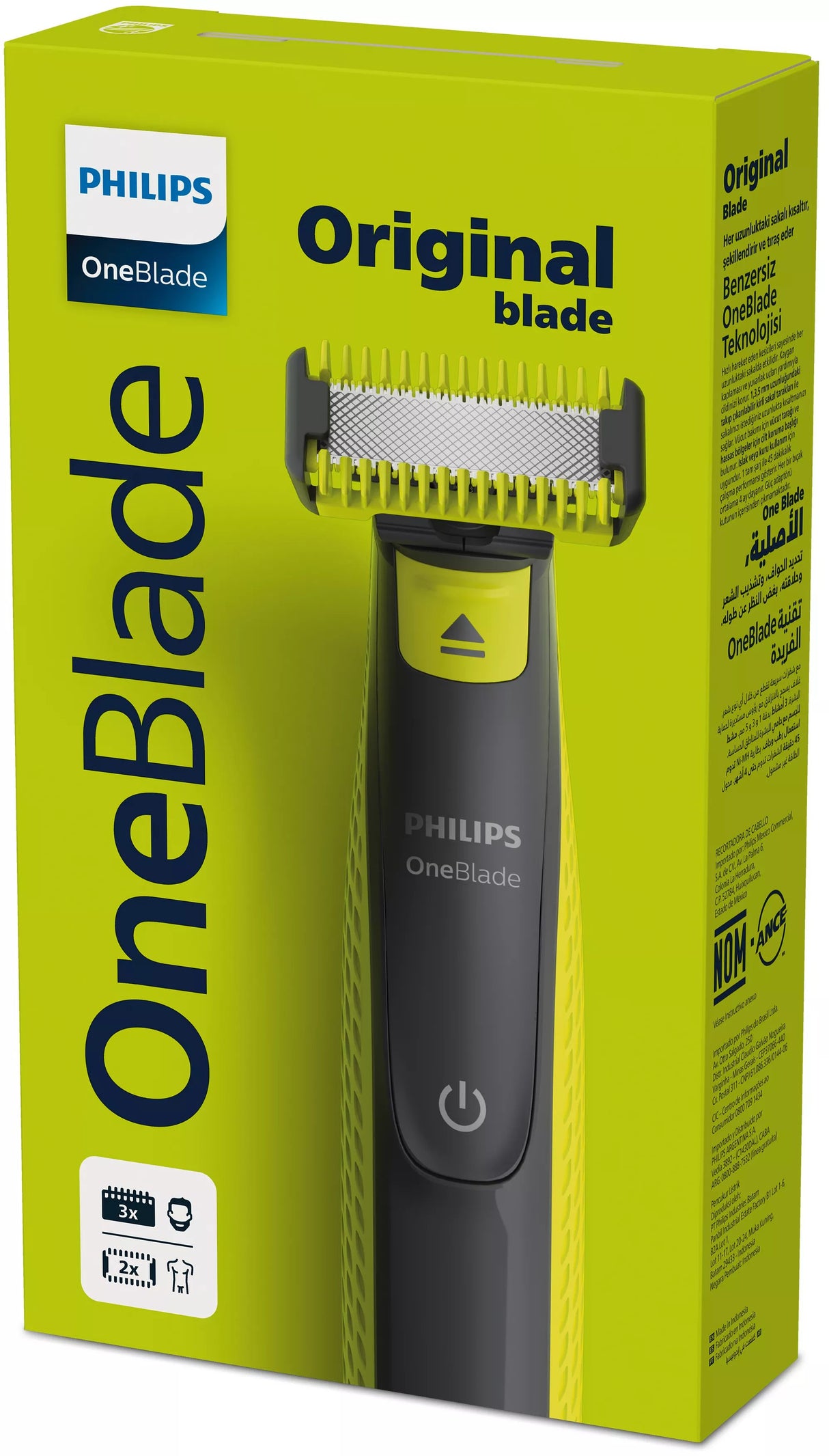 EAN 8720689013949 - Philips Norelco OneBlade QP2824/10 afeitadora Máquina de afeitar de láminas Recortadora Gris, Cal imagen 9