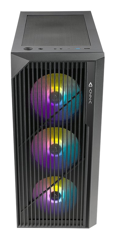 Azza Source Miditower Gaming Schwarz Csaz-203a02 Retail