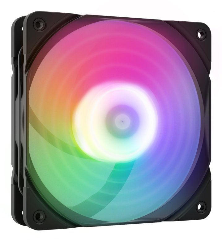 Ventilador Pc Negro Zm-Af 120r Argb