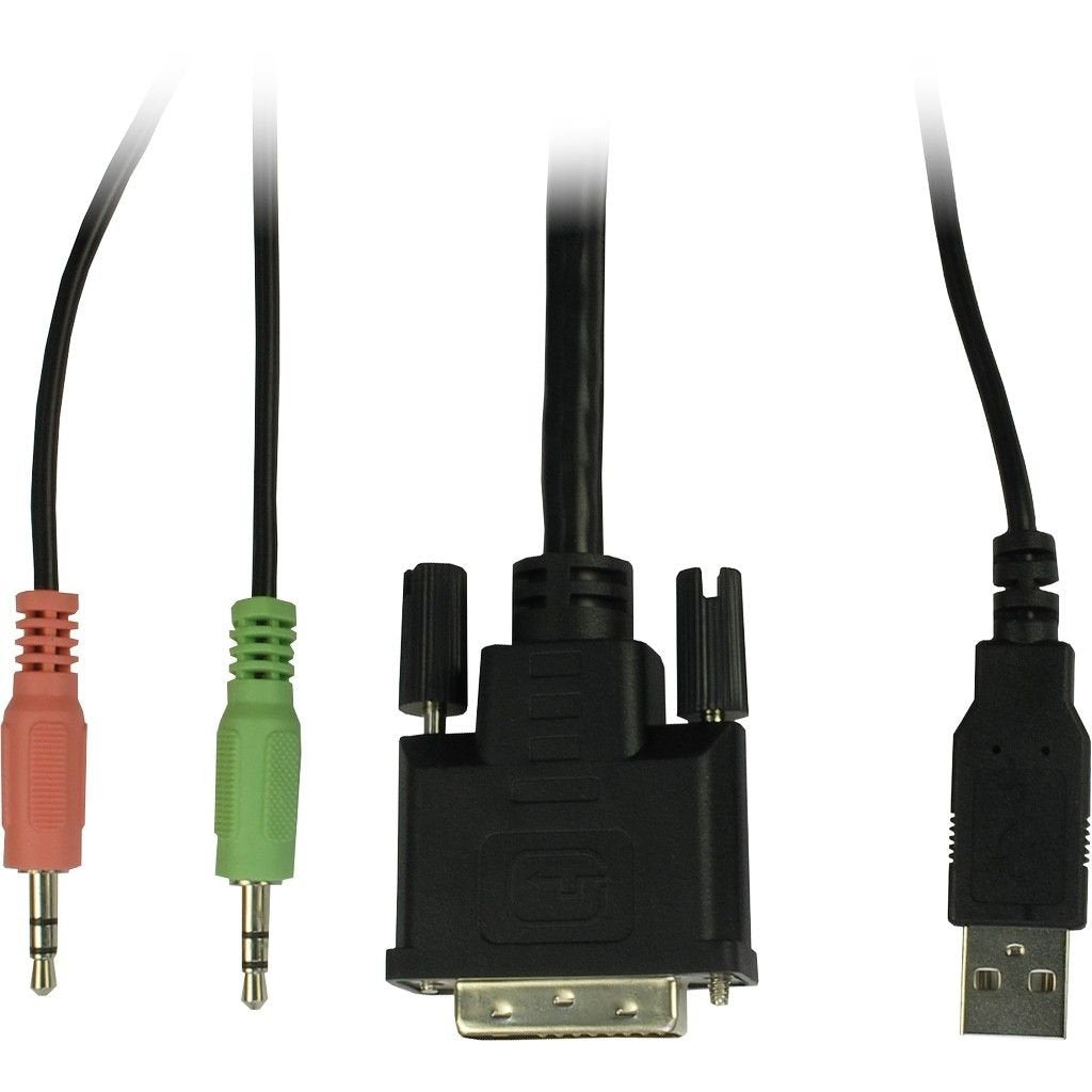 EAN 4260455645744 - Inter-Tech AS-9104DA interruptor KVM Montaje en rack Negro imagen 3