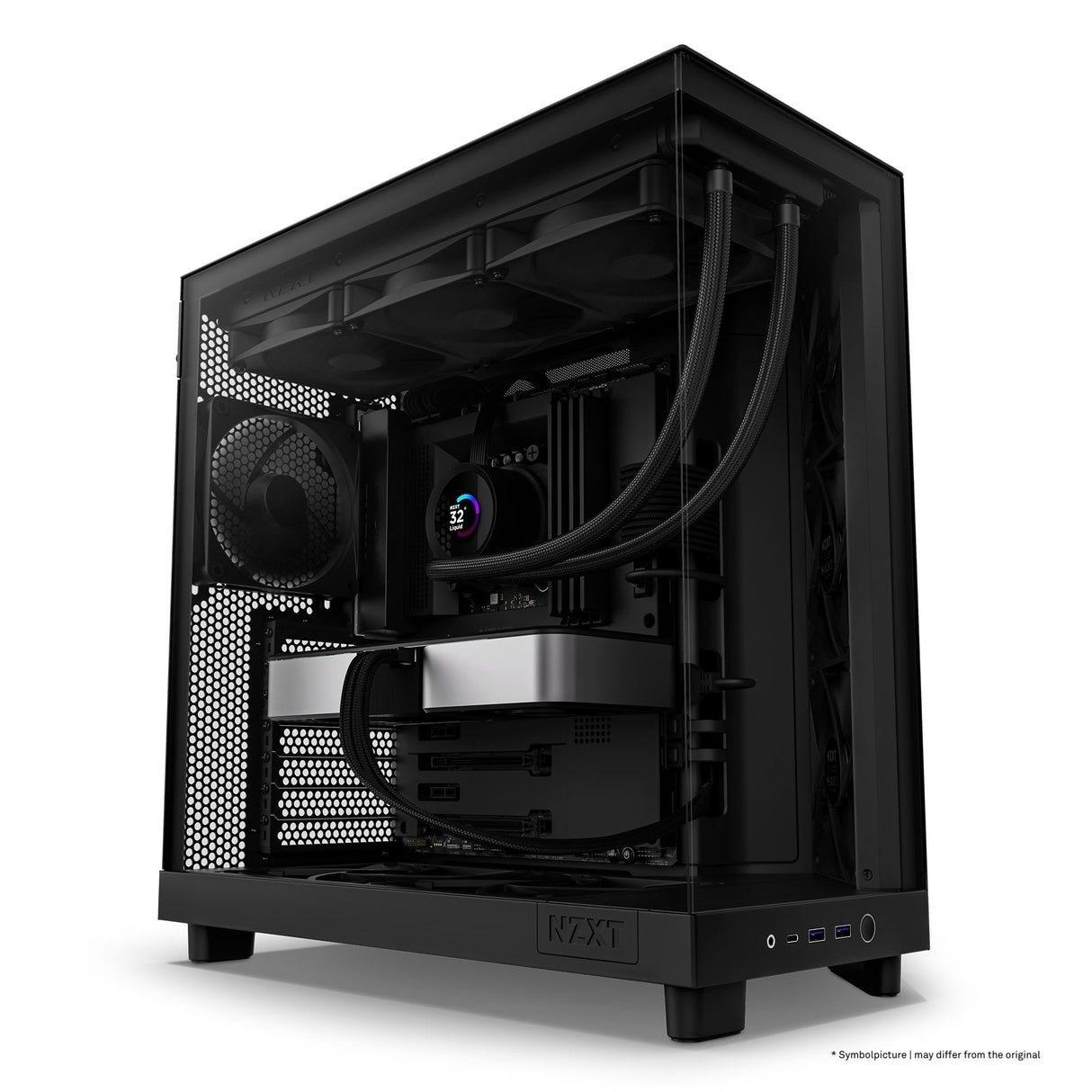 EAN 5056547204055 - NZXT H6 Flow Midi Tower Negro imagen 6