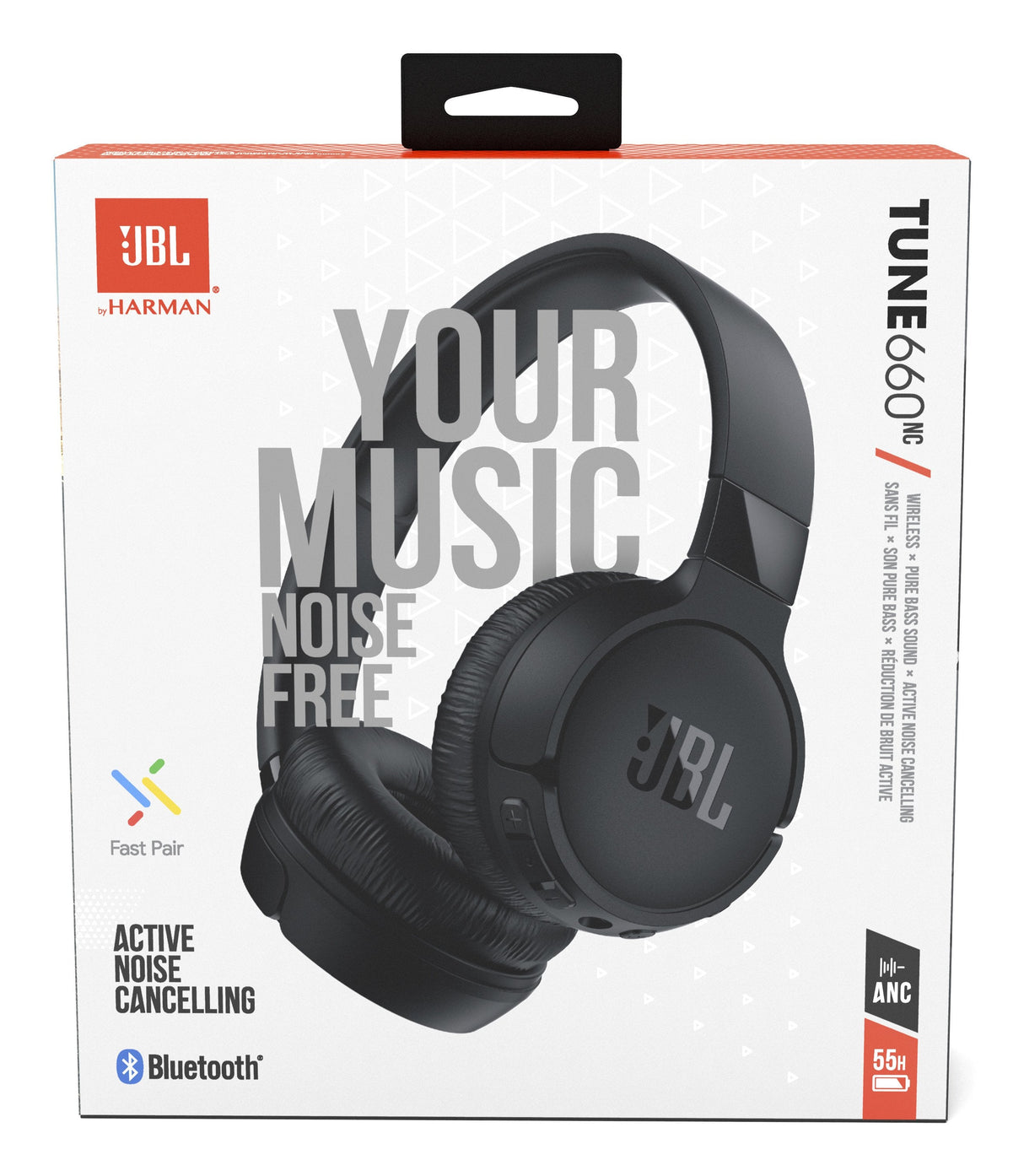 Jbl Tune 660nc Black / Auriculares Onear Inalámbricos