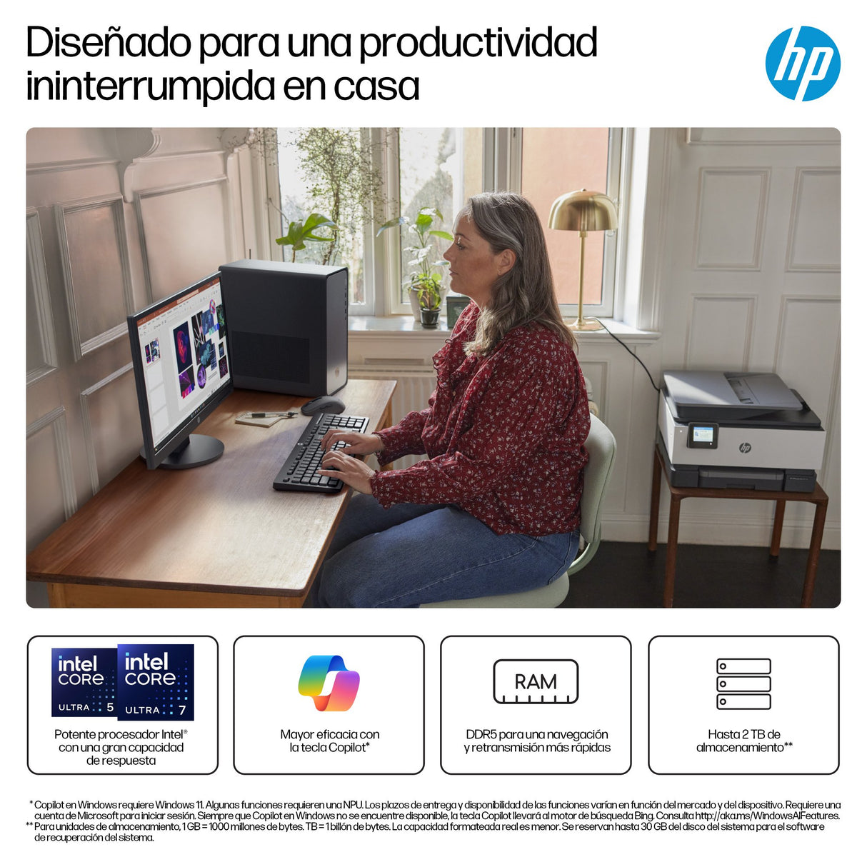 EAN 0199764264374 - HP OmniDesk Desktop M02-0015ns PC Intel® Core™ i5 i5-14400 16 GB DDR5-SDRAM 1 TB SSD FreeDOS Torre Plata imagen 9