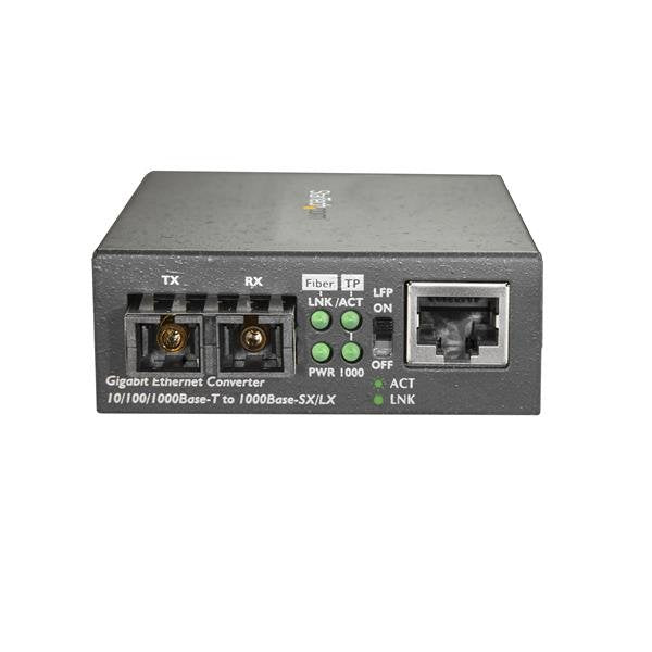 EAN 0065030878227 - StarTech.com MCMGBSCMM055 convertidor de medio 1000 Mbit/s 850 nm Multimodo Negro imagen 3