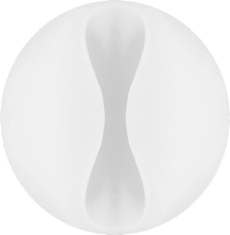 Goobay Organización De Cables Para Escritorio Blanco 95183