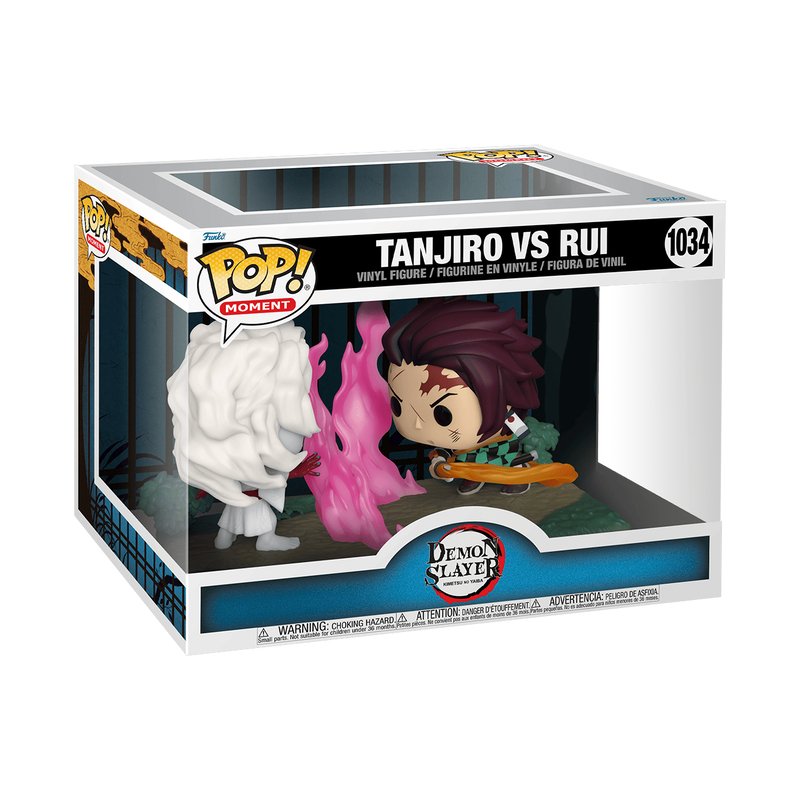 Funko Pop Moment Animacion Demon Slayer Kimetsu No Yaiba Tanjiro Vs Rui 49009 (Preorder Reserva Ya)