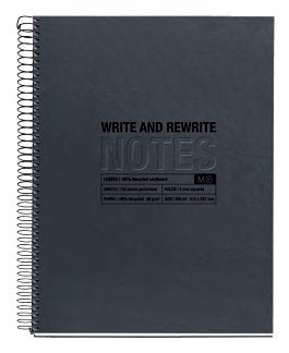 Miquelrius Bloc De Notas Negro Recycle A5 80 Hojas