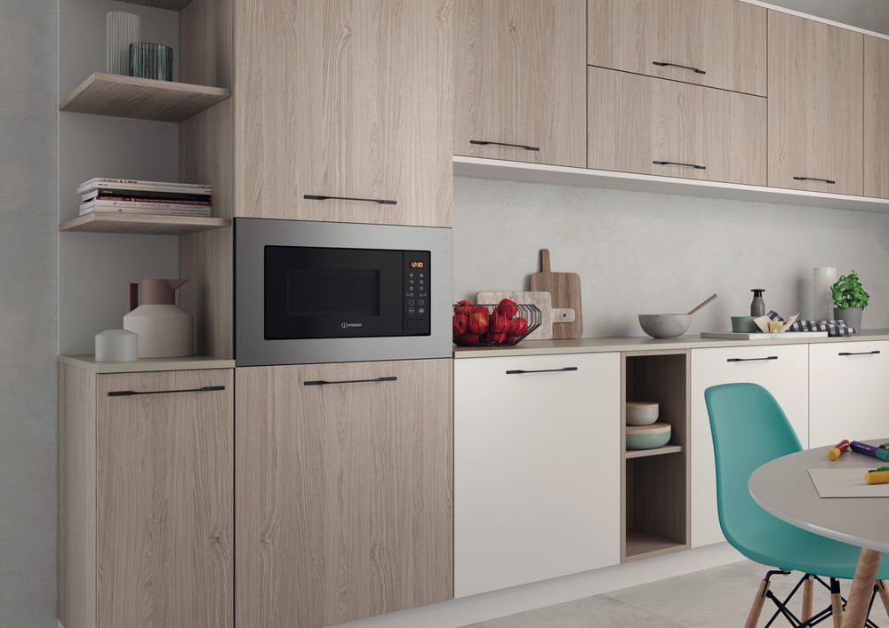 EAN 8050147591437 - Indesit MWI 120 GX Acero inoxidable Microondas con grill Integrado 20 L 800 W imagen 11