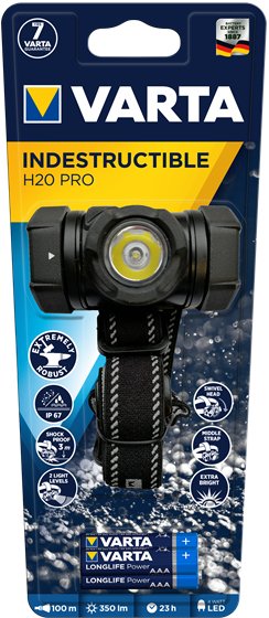 Varta Indestructible H20 Pro Led De 4 Vatios, 350 Lúmenes