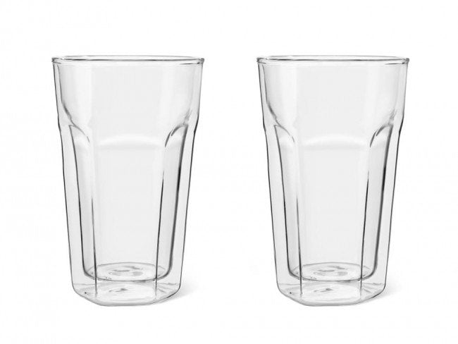2 Vasos Latte Macchiato De Doble Pared Leopold Vienna Lv01516