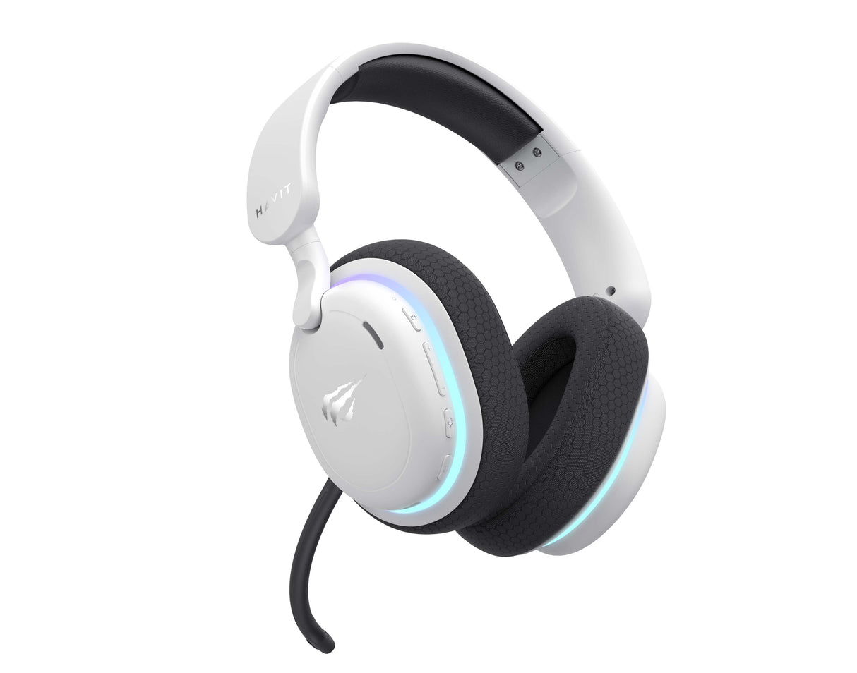 EAN 6939119080594 - Havit Fuxi-H7 Auriculares Inalámbrico y alámbrico Diadema Juego USB Tipo C Bluetooth Negro, Blanco imagen 5