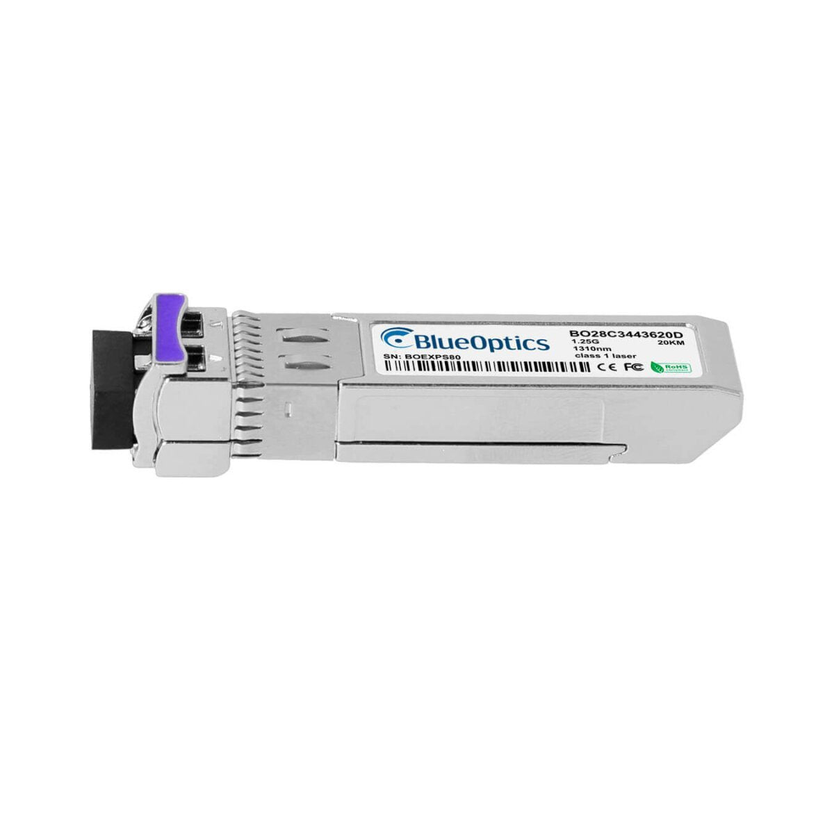 Blueoptics Adtran 1442010g1 Blueoptics Bo28c4334620d Csfp Transceiver, 1000base-2bx-D, Singlemode Fiber, Tx:1490nm/Rx:1310nm, 20km