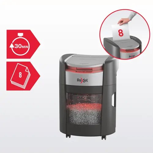 Trituradora Rexel Shredmax Autofeed+ 150x, P4, 150 Hojas, Cubo De 15 L