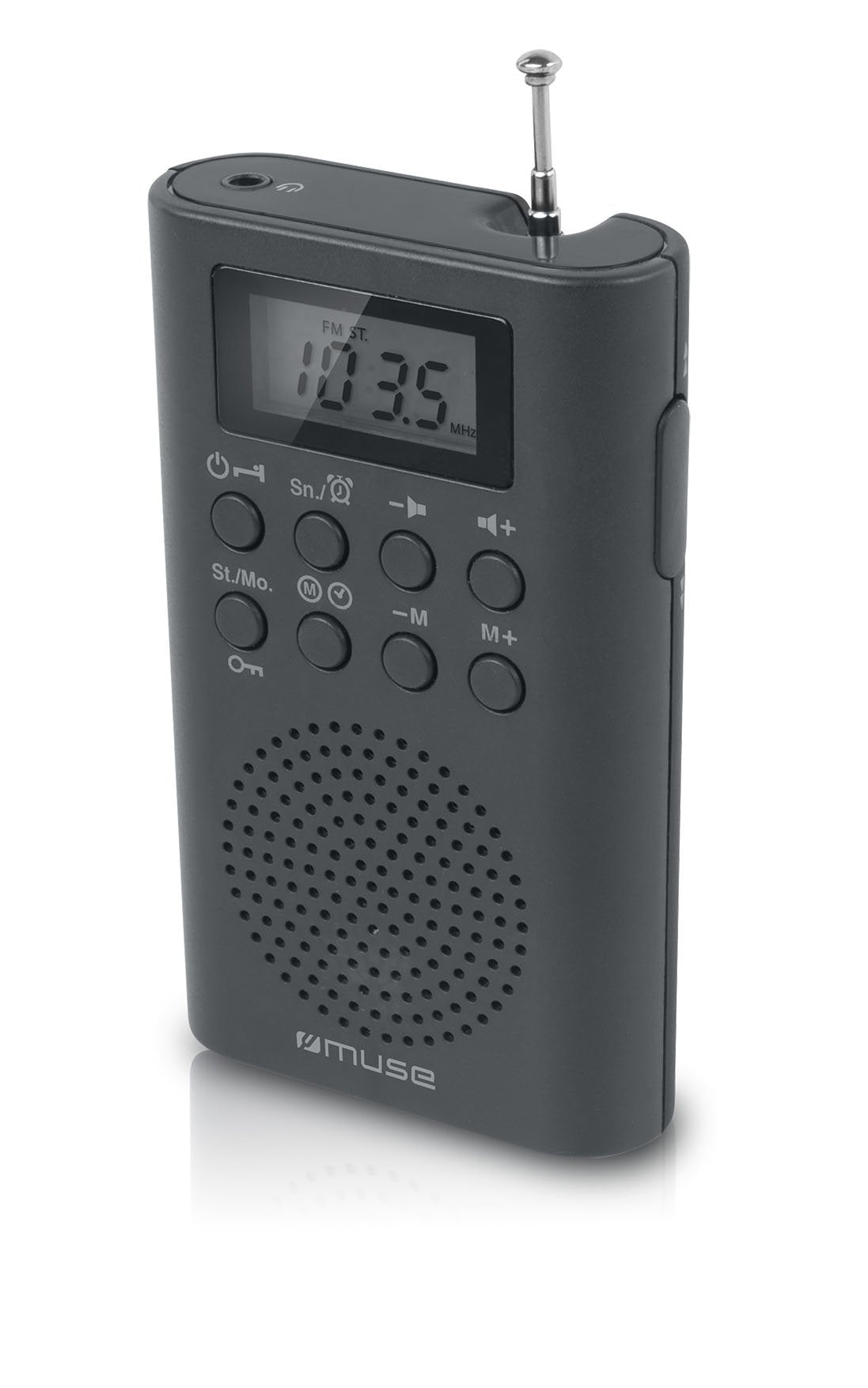 Muse M-03 R Radio Reloj De Bolsillo Digital Muse M-03 R Radio Reloj De Bolsillo Digital Fm Pll