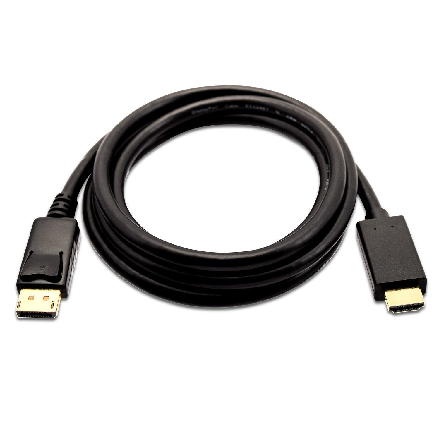 V7 Displayport A Hdmi 3 Metros Color Negro