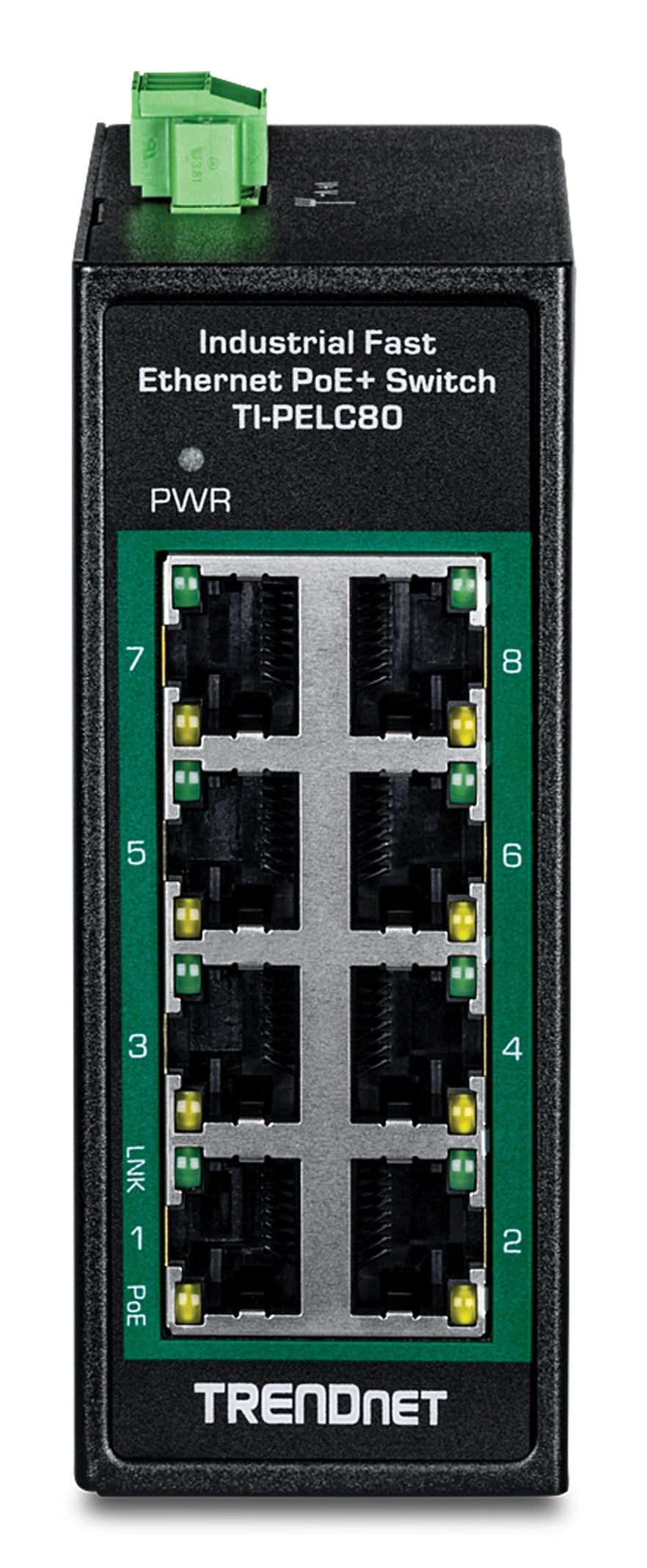 Trendnet 8-Port Indumrial Fam Ethern. Poe+ Din-Rail Switch