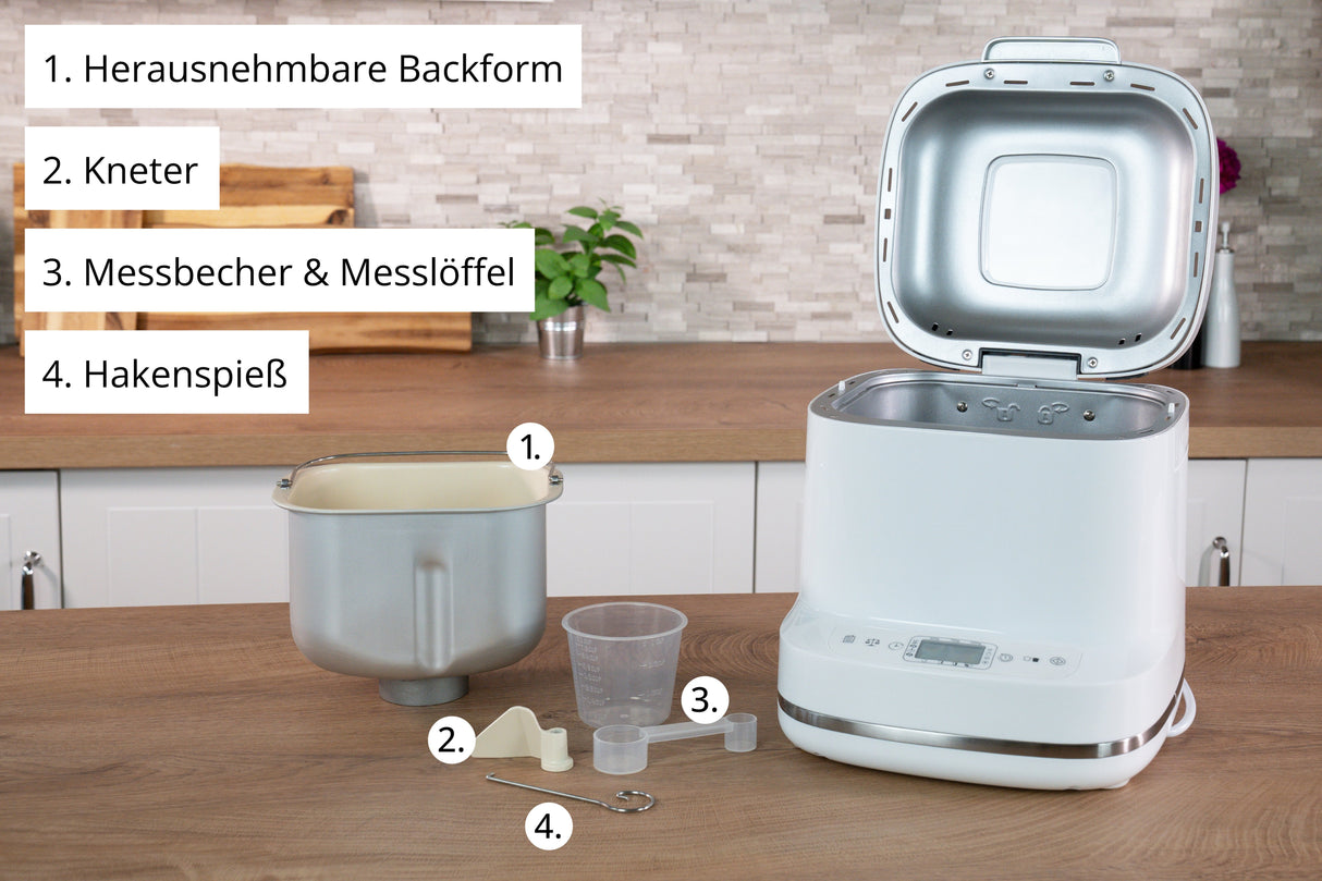 EAN 4011689681202 - Unold Backmeister Bernd 68120 panificadora 550 W Blanco imagen 11