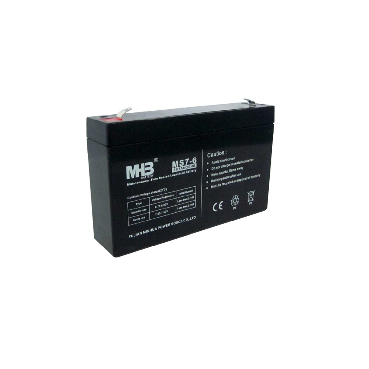EAN 1800000004775 - PowerWalker MHB MS7-6 Sealed Lead Acid (VRLA) 6 V 7 Ah imagen 1