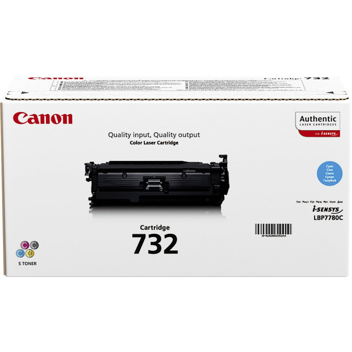 EAN 4960999909110 - Canon 732C cartucho de tóner 1 pieza(s) Original Cian imagen 1