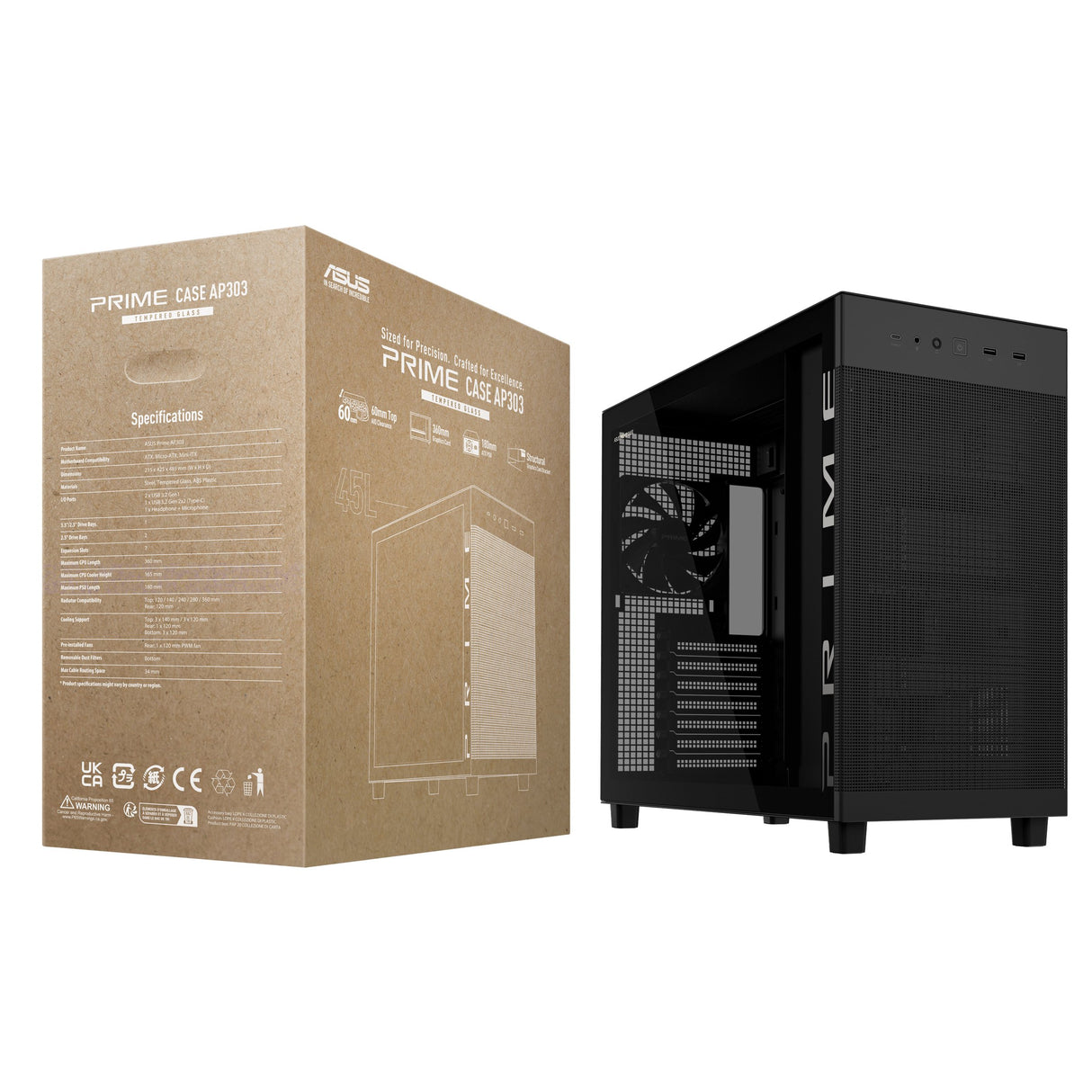 EAN 4711636165068 - ASUS PRIME AP303 TG Black Negro imagen 16
