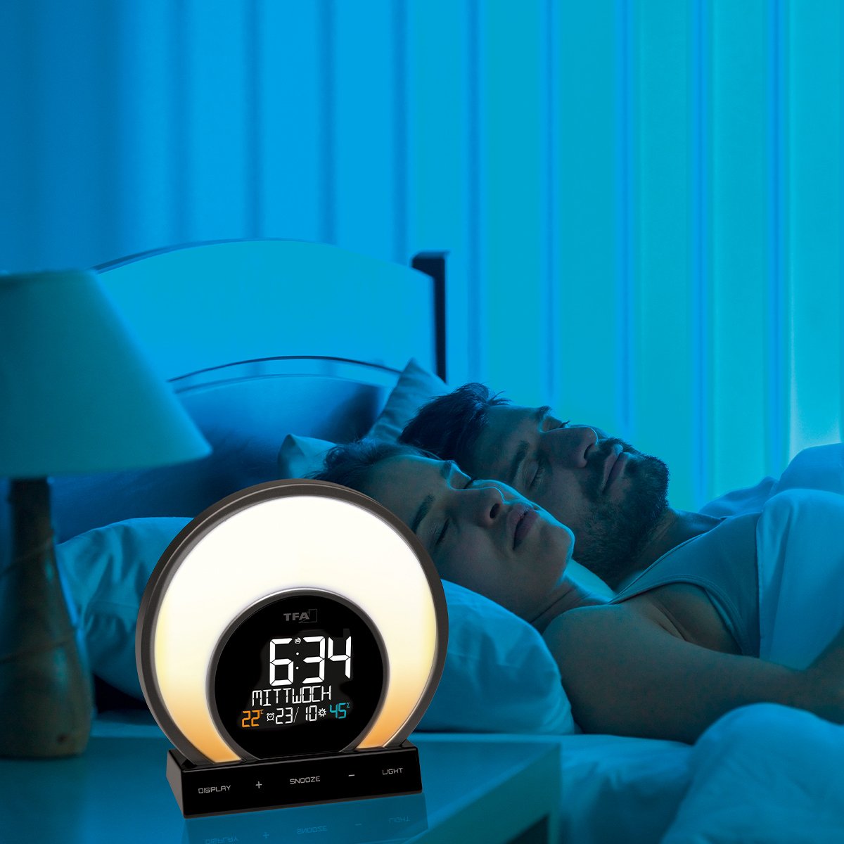 Tfa Despertador Luminoso Y Clima Ambiental Soluna 60.2026.01