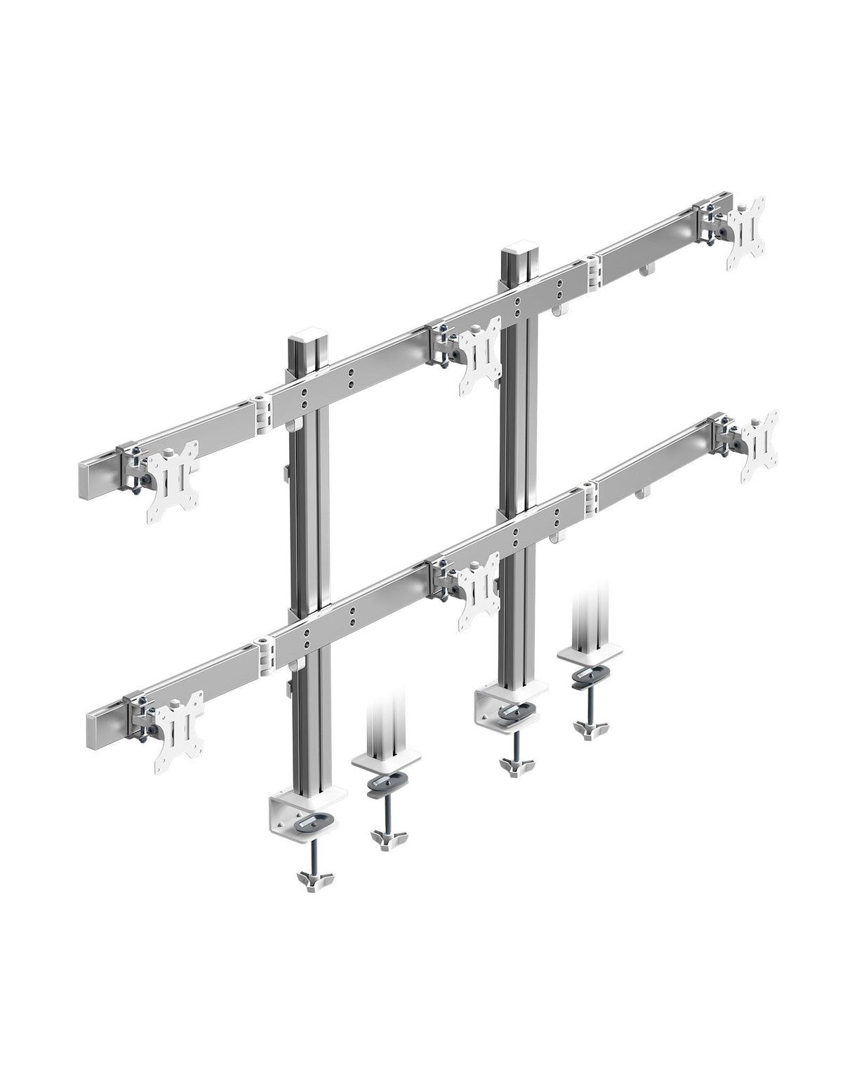 Icy Box Diamond Stand 666 Monitorständer Für 6 Monitore