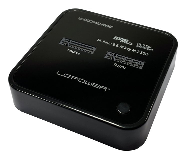 EAN 4262443280012 - LC-Power LC-DOCK-M2-NVME base de conexión para disco duro USB 3.2 Gen 2 (3.1 Gen 2) Type-C Negro imagen 3