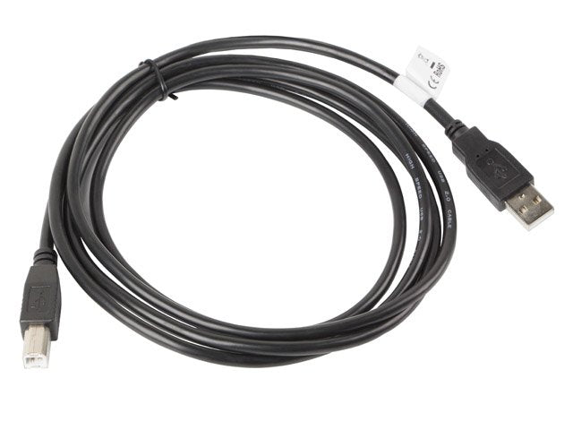 Lanberg Cable Usb-A Macho A Usb-B Macho Ca-Usba-10cc-0018-Bk,Negro,1.8 Metros