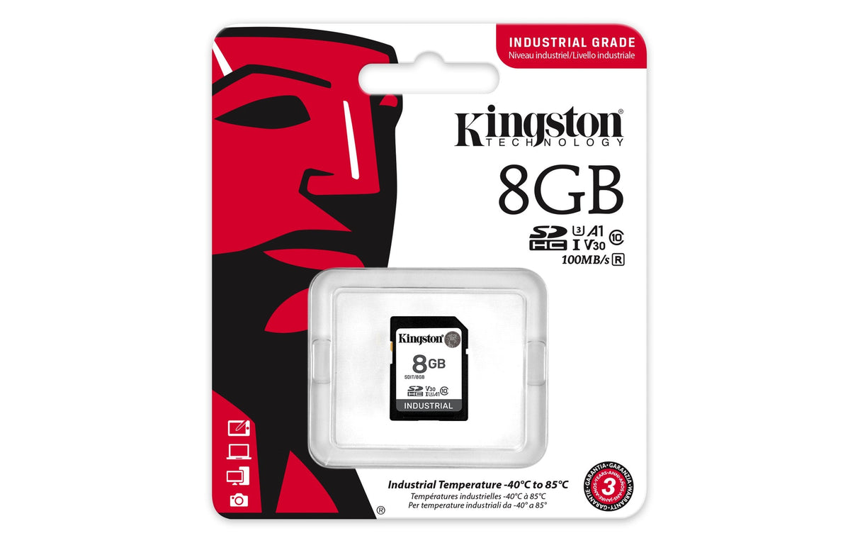 EAN 0740617335484 - Kingston Technology Industrial 8 GB SDXC UHS-I Clase 10 imagen 3